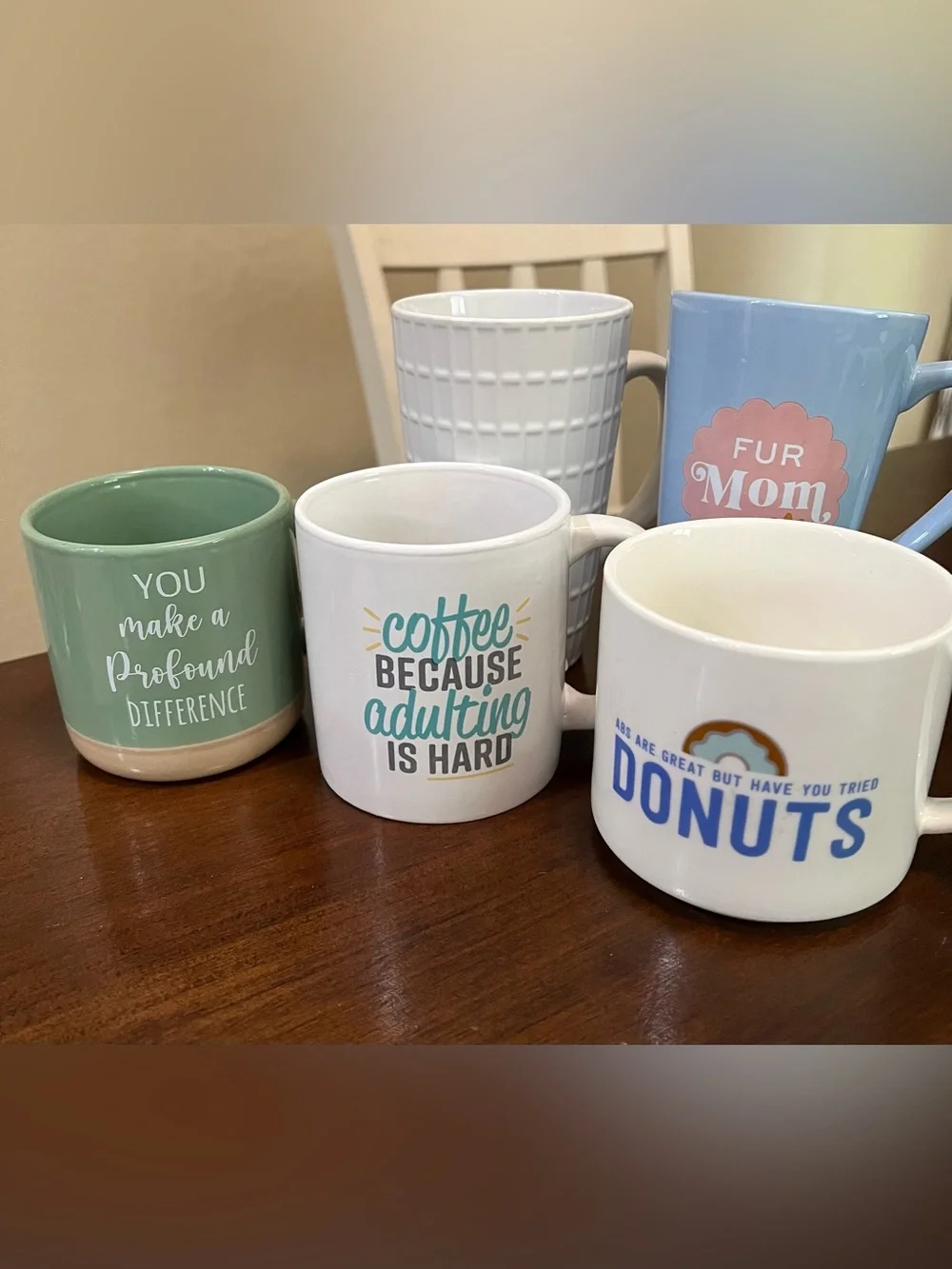 Be Kind White and Gold Ceramic Mug - Inspirational Home Dining Mug